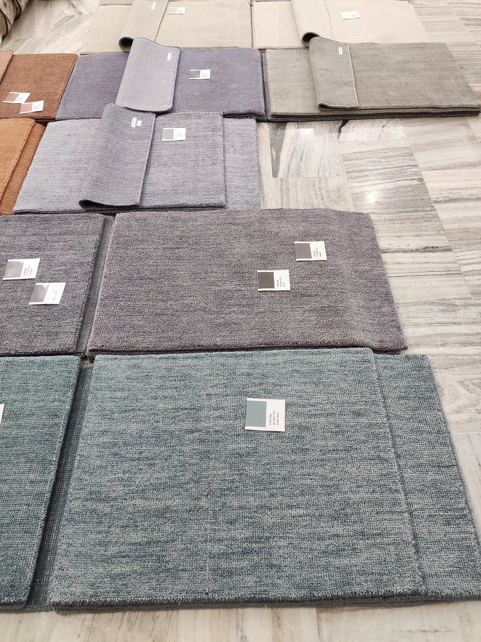 Natural Flax and Wool Chenille rug