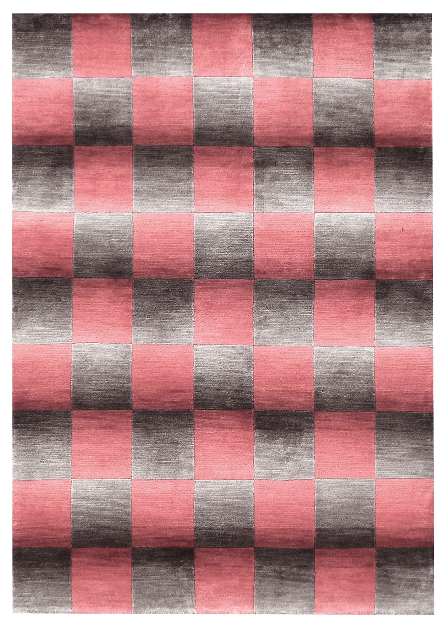 Tibetan Terracotta Botanical rug